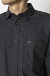Fat Moose Frank flannel shirt Dark Grey