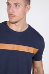 Clean Cut Axel Logo T-Hemd Navy