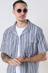 Kronstadt Ramon Cuba Linen Stripe 04 S/S Dutch Blue