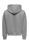 ONLY & SONS Goyle Box Fit Subca Hoodie Medium Grey Melange