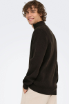 ONLY & SONS Phil Cotton Half Zip Knit Demitasse