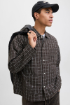 Jack & Jones Austin Loose Fit Check Shirt Chocolate Torte