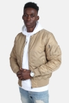 Urban Classics Bomber Jacke Beige