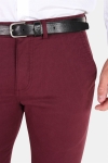Kronstadt Daniel Stretch Chino Hose Dark Bordeaux