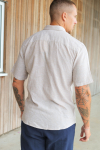 ONLY & SONS Caiden SS Linen Hemd Chinchilla