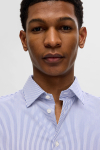 Selected Performance Stretch LS Shirt True Navy Stripe