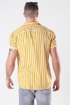 Only & Sons Wayne Striped Viscose Hemd Golden Spice