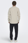 ONLY & SONS Michael Regular Fit Stretch Cord Shirt LS Silver Lining