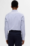 Selected Performance Stretch LS Shirt True Navy Stripe