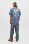 Jack & Jones Flower Market Relaxed Fit Tee Nightshadow Blue
