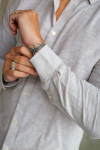 ONLY & SONS Caiden LS Linen Hemd Chinchilla