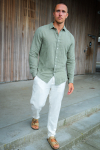 ONLY & SONS Caiden LS Linen Hemd Swamp