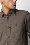 Fat Moose Frank flannel shirt Brown