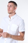 Solid Bill SS BD Lin Hemd White