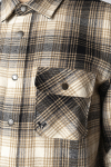 Fat Moose Adrian Cotton Check Shirt Sand / Black
