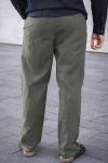 ONLY & SONS Sinus Loose Cotton Linen Pants Olive Night