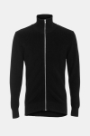 Clean Cut Osin Zip Cardigan Stricken Black