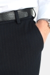 Les Deux Como Pinstripe Anzug Pants Navy/Light Brown