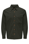 ONLY & SONS Tile Corduroy Shirt Rosin