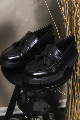 Tassel Loafer Black