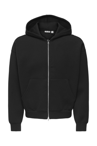 Goyle Box Fit Subca Zip Hoodie Black
