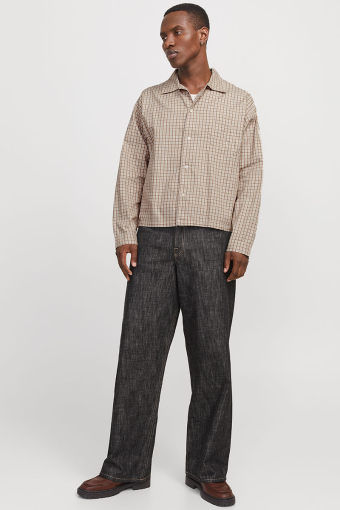 Austin Loose Fit Check Shirt Crockery