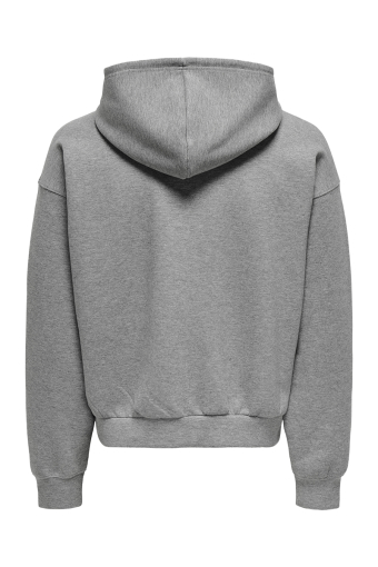 Goyle Box Fit Subca Hoodie Medium Grey Melange