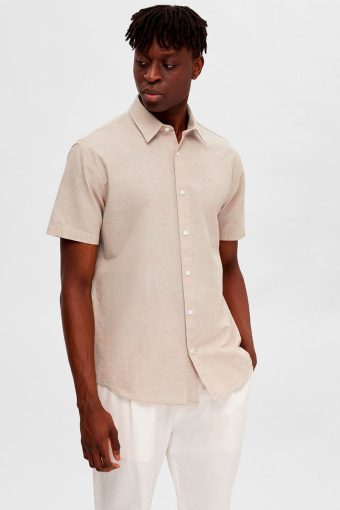 Regular New Linen Hemd SS Pure Cashmere
