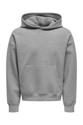 Goyle Box Fit Subca Hoodie Medium Grey Melange