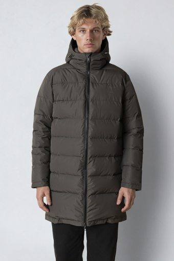 Liam Puffer Long Jacket Beetle Green