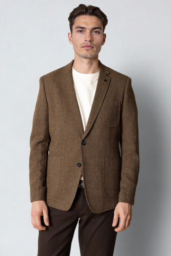 Marcello blazer Brown Melangè
