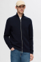 Selected Dane Structure Knit Full Zip Sky Captain